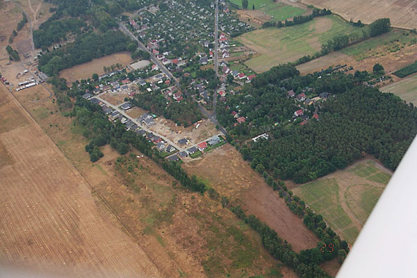 Luftbild Baugebiet Fichtestrasse in Cottbus